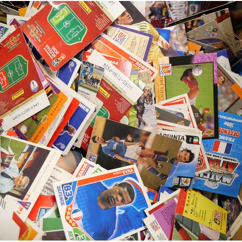 A very large collection of football collectors cards including, vintage ...
