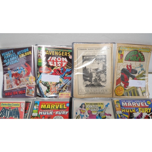 8031 - A large collection of Marvel comic magazines 1960s/1970s and onwards, including The Hulk, Spiderman,... 