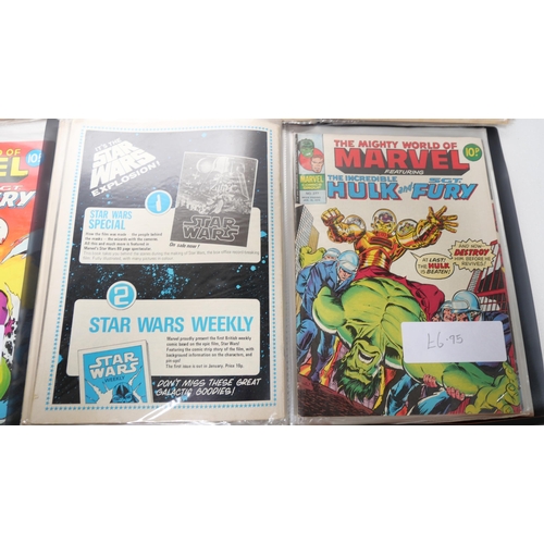 8031 - A large collection of Marvel comic magazines 1960s/1970s and onwards, including The Hulk, Spiderman,... 