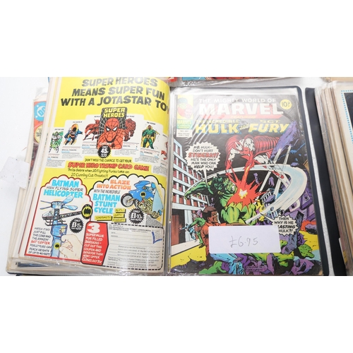 8031 - A large collection of Marvel comic magazines 1960s/1970s and onwards, including The Hulk, Spiderman,... 