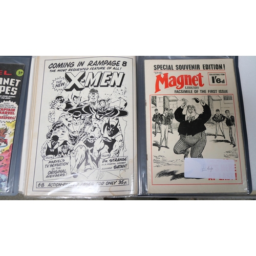 8031 - A large collection of Marvel comic magazines 1960s/1970s and onwards, including The Hulk, Spiderman,... 