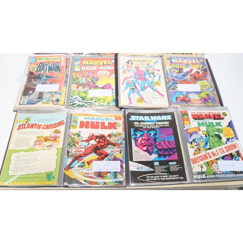 8031 - A large collection of Marvel comic magazines 1960s/1970s and onwards, including The Hulk, Spiderman,... 