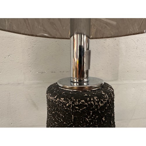 3011 - A floor standing lamp with grey shades