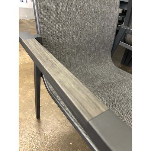 3018A - A Dark Forest 9 piece outdoor dining set, (4236-35) *This lot is subject to VAT