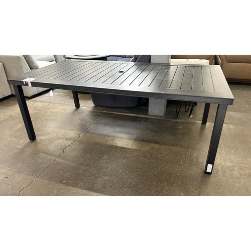 3144 - An Agio alki metal garden dining table, marked (4235-4) *This lot is subject to VAT