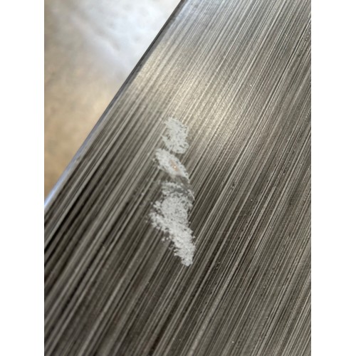 3144 - An Agio alki metal garden dining table, marked (4235-4) *This lot is subject to VAT