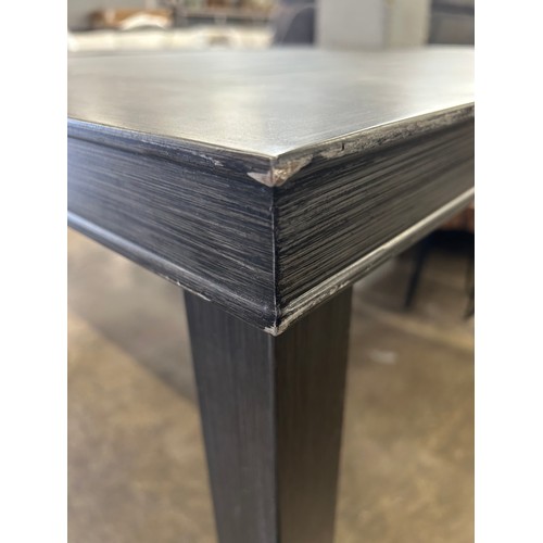 3144 - An Agio alki metal garden dining table, marked (4235-4) *This lot is subject to VAT