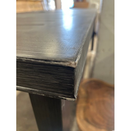 3144 - An Agio alki metal garden dining table, marked (4235-4) *This lot is subject to VAT