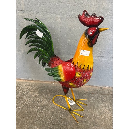 3147 - A metal cockerel decoration