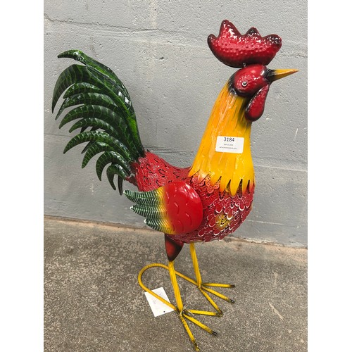 3148 - A metal cockerel decoration
