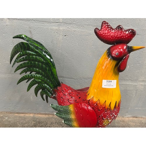 3148 - A metal cockerel decoration