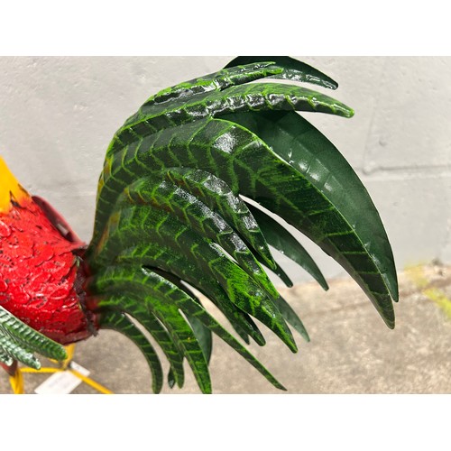 3148 - A metal cockerel decoration