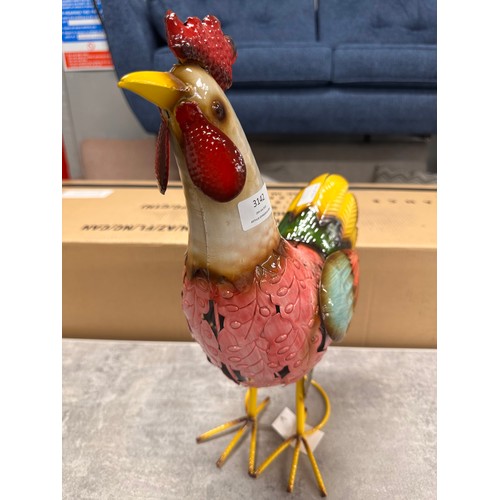 3149 - A metal cockerel decoration