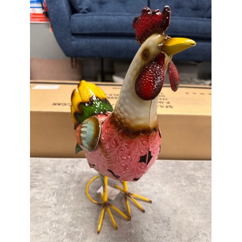 3149 - A metal cockerel decoration