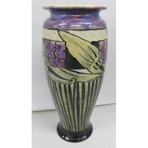 2007 - A Royal Doulton vase designed by Maud Bowden, No. 7908, 26.5cm