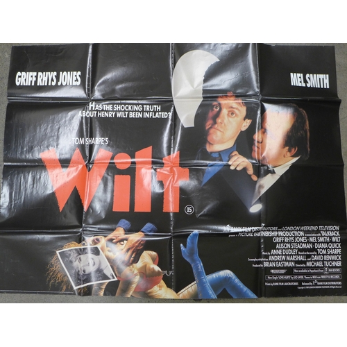 2013 - Five posters; Wilt, Shining Through, The Boatniks, Someone To Watch Over Me and MAC and Me