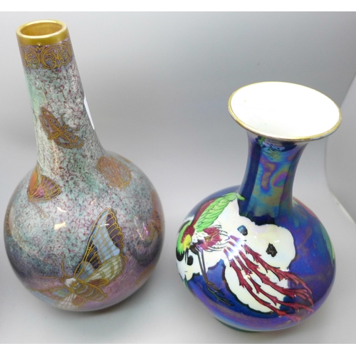 2027 - Collection of Carlton Ware lustre pottery to include 1920s Armand Lustre Ware bowl and vase both wit... 