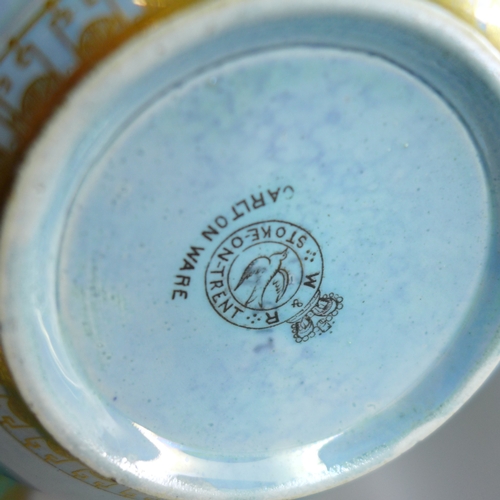 2027 - Collection of Carlton Ware lustre pottery to include 1920s Armand Lustre Ware bowl and vase both wit... 