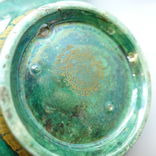 2027 - Collection of Carlton Ware lustre pottery to include 1920s Armand Lustre Ware bowl and vase both wit... 