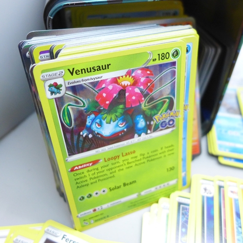 2039 - A collection of 650+ Pokémon cards with over 170 Holographic cards including Rares and Reverse Holos... 