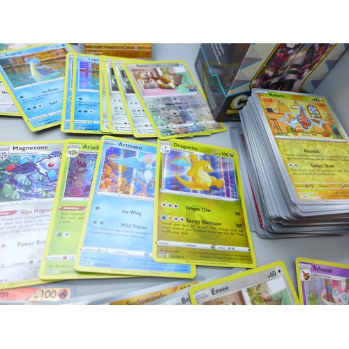 2041 - A collection of 330 Holographic Pokémon cards including Rares and Reverse Holos