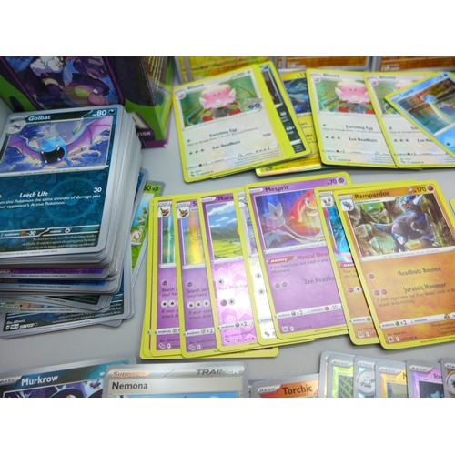 2041 - A collection of 330 Holographic Pokémon cards including Rares and Reverse Holos