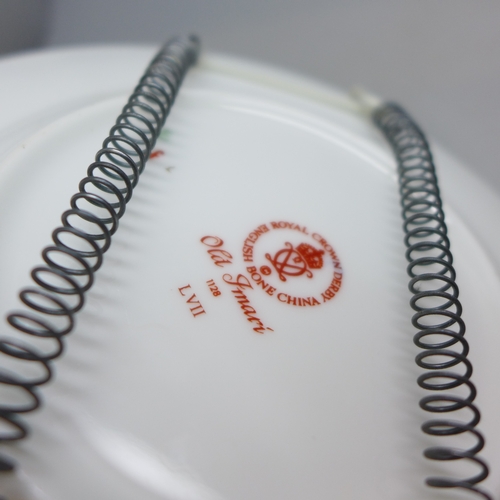 2049 - A Royal Crown Derby 1128 Old Imari plate, a pair of christening trinket boxes, a Ronson lighter and ... 