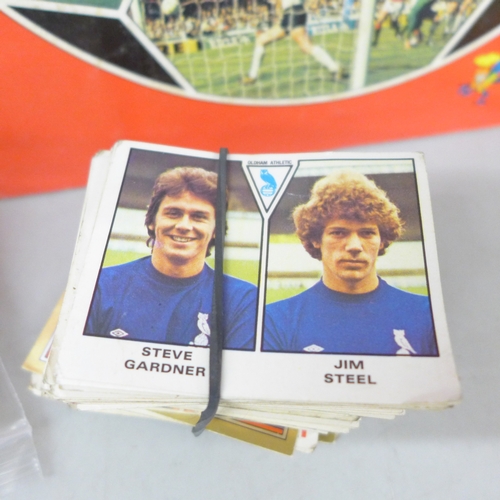2059 - English football collectors sticker albums and stickers, Panini Football 1978, 1979, 1981 and 1982 e... 