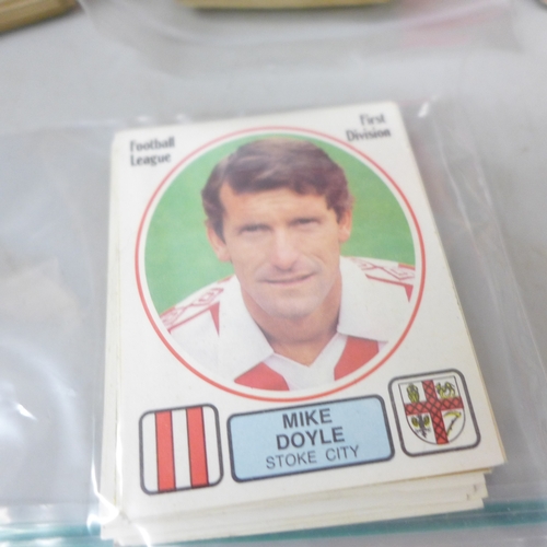 2059 - English football collectors sticker albums and stickers, Panini Football 1978, 1979, 1981 and 1982 e... 