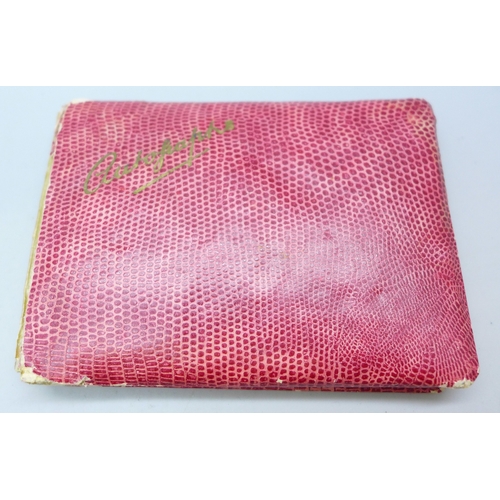 2112 - The Beatles; an autograph album with signatures of John Lennon, Paul McCartney, George Harrison, and... 