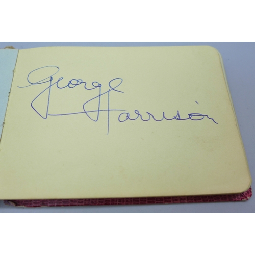 2112 - The Beatles; an autograph album with signatures of John Lennon, Paul McCartney, George Harrison, and... 