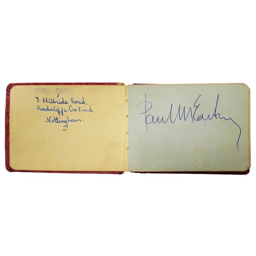 2112 - The Beatles; an autograph album with signatures of John Lennon, Paul McCartney, George Harrison, and... 