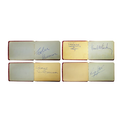 2112 - The Beatles; an autograph album with signatures of John Lennon, Paul McCartney, George Harrison, and... 
