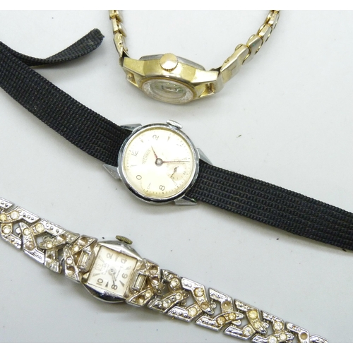 7292 - A collection of lady's wristwatches