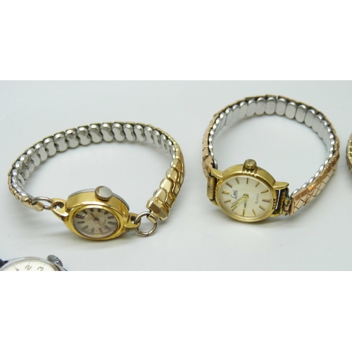 7292 - A collection of lady's wristwatches