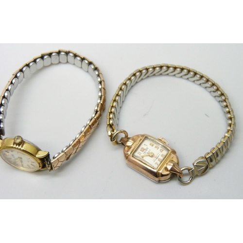 7292 - A collection of lady's wristwatches