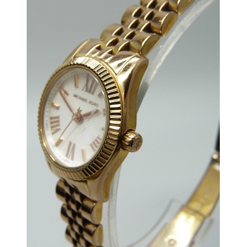 7296 - Two Michael Kors wristwatches, boxed