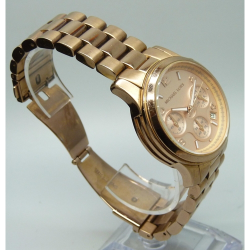 7296 - Two Michael Kors wristwatches, boxed