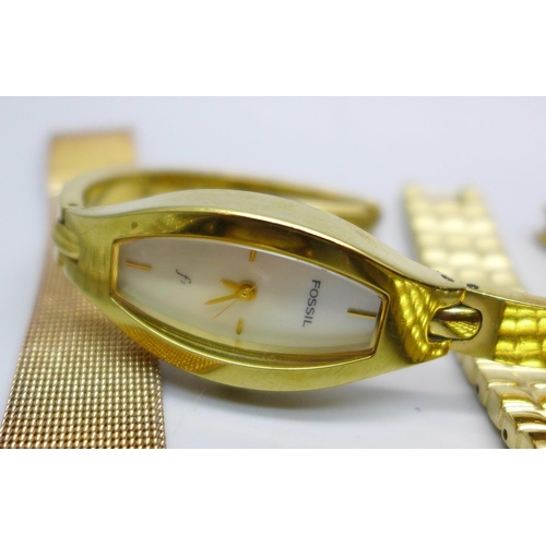 7275 - A lady's Citizen Eco-Drive wristwatch, Skagen, Accurist, etc.