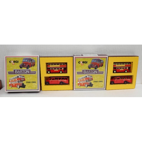 2092 - A large collection of die-cast model vehicles, twenty-six in total including two Corgi Barton sets, ... 