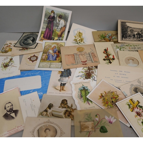 2099 - A collection of paper ephemera from the mid 1800s onwards