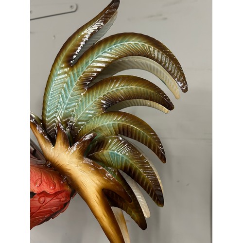 3176 - A metal cockerel decoration