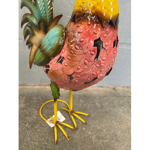 3189 - A metal cockerel decoration