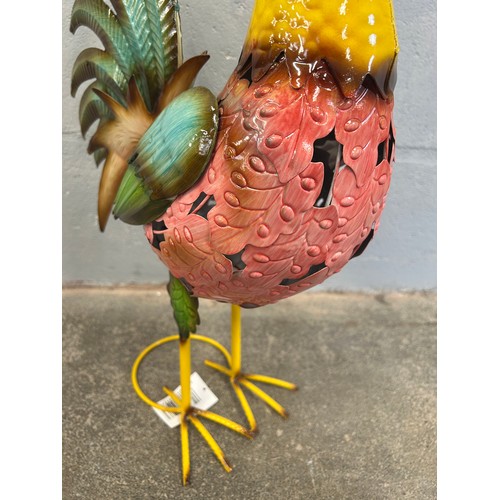 3189 - A metal cockerel decoration