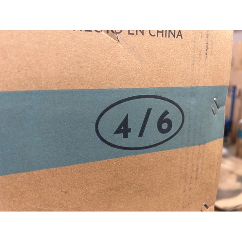 3190 - A Gilman Creek Wylder leather corner sofa (missing box 6/6, 2x box 1/1) original RRP £1833.33 + VAT,... 