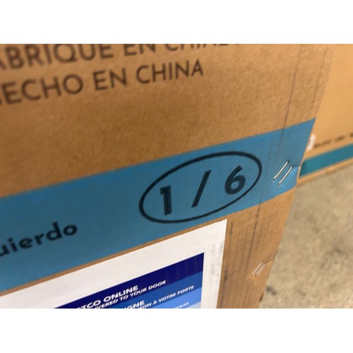 3190 - A Gilman Creek Wylder leather corner sofa (missing box 6/6, 2x box 1/1) original RRP £1833.33 + VAT,... 