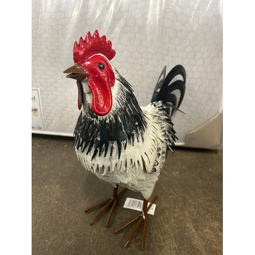 3199 - A metal cockerel ornament