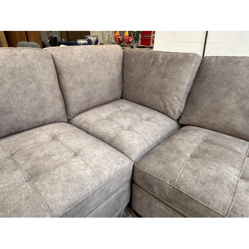 3157 - A Kylie corner sofa with storage ottoman, original RRP £1083.33 + VAT (4242-14) *This lot is subject... 