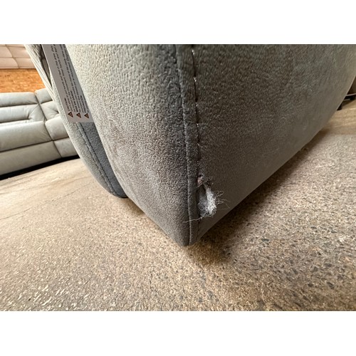 3163 - A Justin grey sectional reclining sofa, original RRP £1541.66 + VAT (4242-13) *This lot is subject t... 