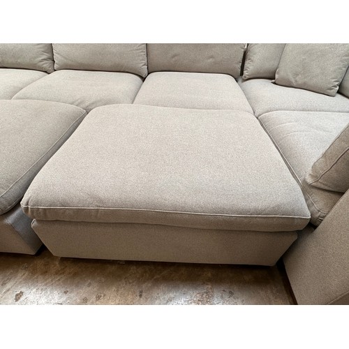 3166 - A Lowell 8 piece sectional modular sofa, original RRP £1916.66 + VAT (4242-18) *This lot is subject ... 